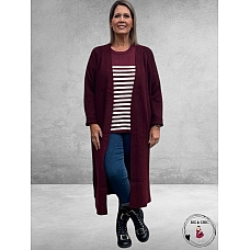 KAFFE CURVE Vest Lang Bordeaux Wine